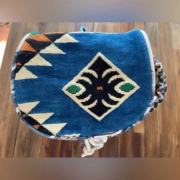 Turkish Kilim boho style backpack bag - Picture 3 of 16